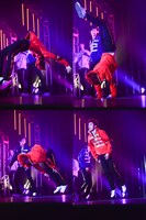 ユーキのバック転。