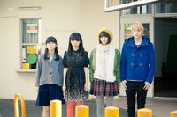 左から蒼波純、大森靖子、橋本愛、稲葉友。