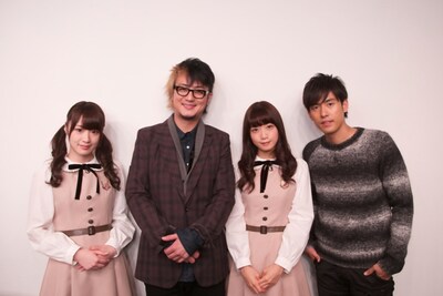 左から高山一実、遊助、深川麻衣、K。