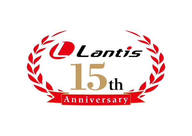 Lantis設立15周年ロゴ