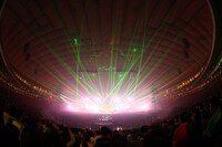 「Perfume 4th Tour in DOME『LEVEL3』supported by チョコラBB」東京ドーム公演の会場の模様。
