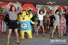 Perfumeと「めちゃイケ」レギュラー出演者。