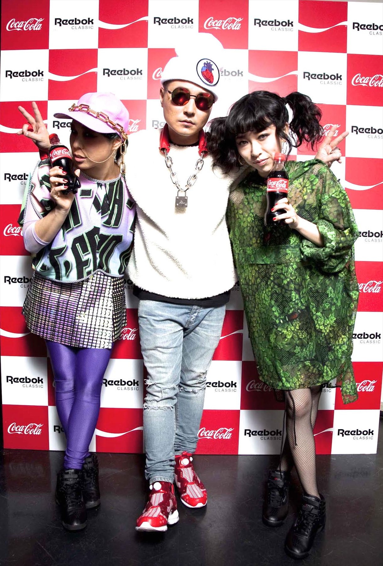 左からAI、VERBAL、加藤ミリヤ。