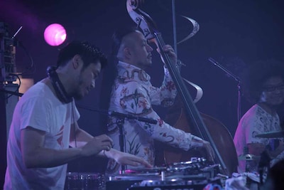 「がんばっぺいわき激音祭 『ベストバウト Vol.2』RHYMESTER vs SOIL&"PIMP"SESSIONS」の様子。