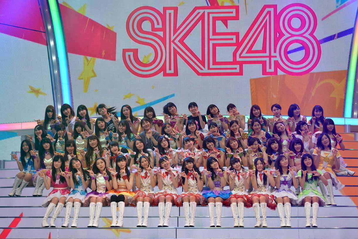 SKE48のリハーサルの様子。