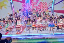 SKE48のリハーサルの様子。