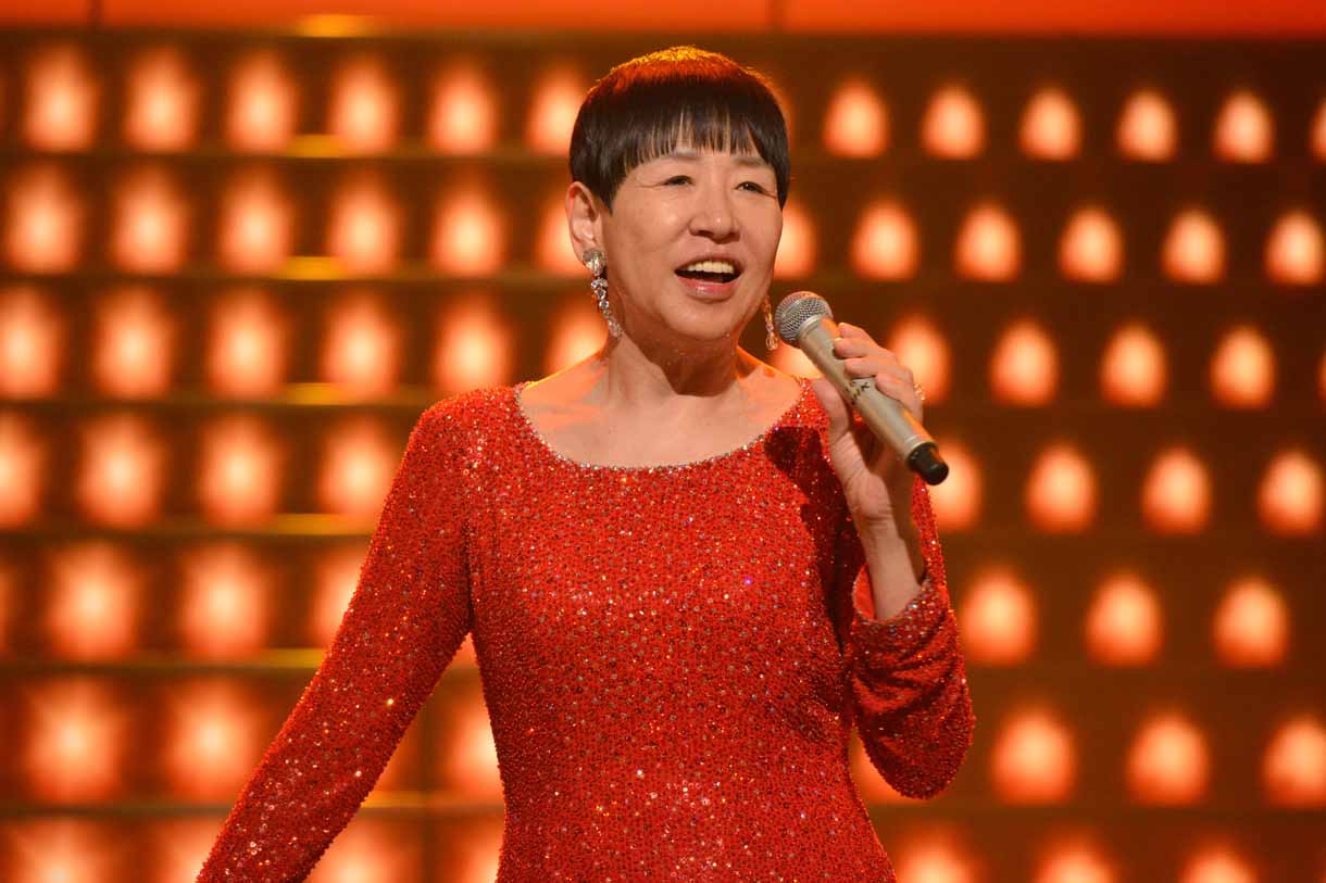 和田アキ子のリハーサルの様子。