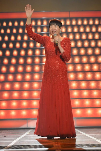 和田アキ子のリハーサルの様子。