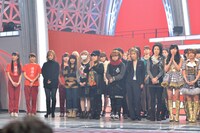 「第64回NHK紅白歌合戦」出演者顔合わせの様子。