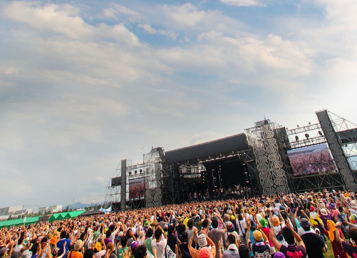 「RISING SUN ROCK FESTIVAL」の様子。（Photo by n-foto RSR team）