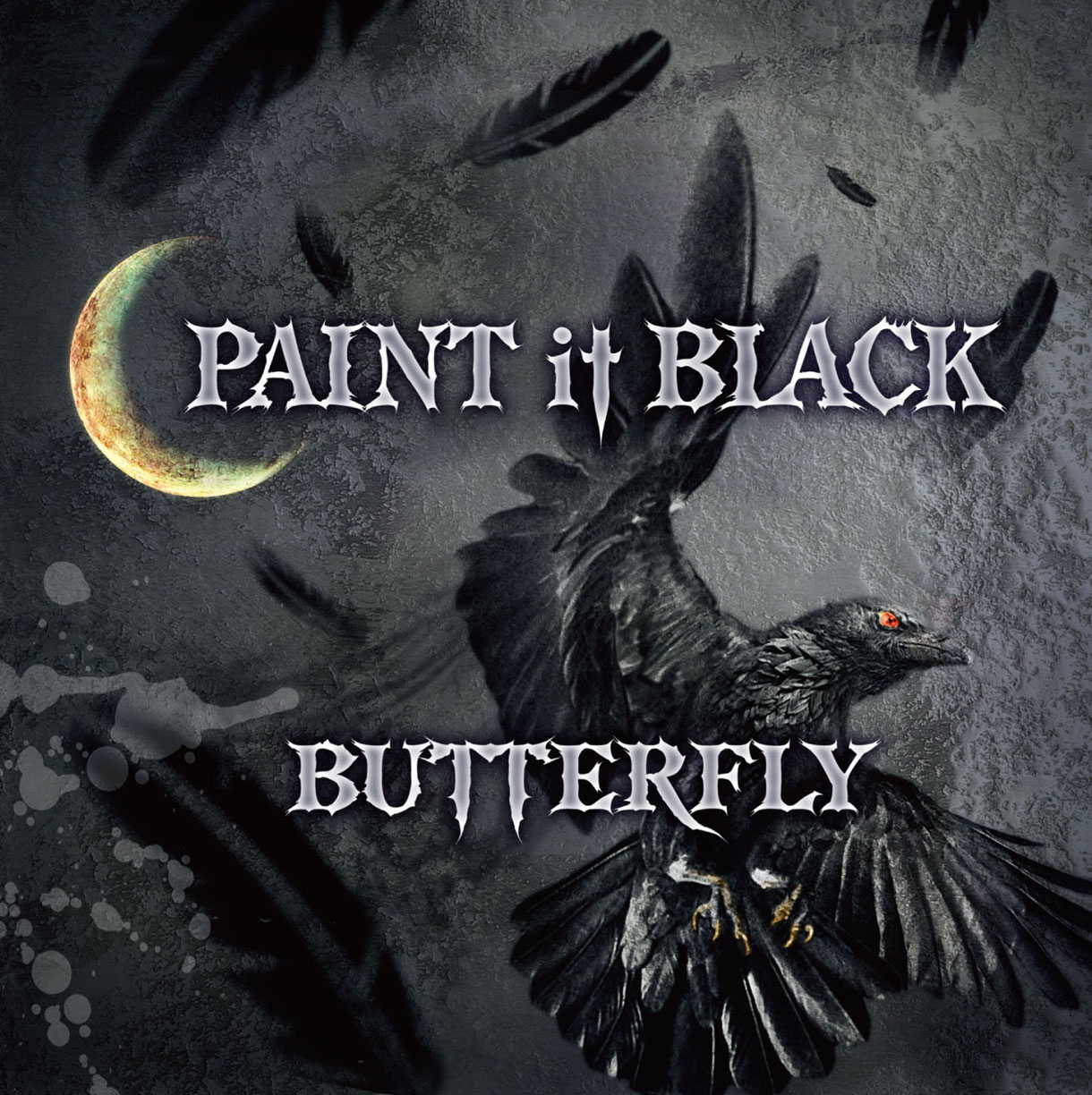 BUTTERFLY「PAINT it BLACK」ジャケット