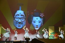 「3B junior Live Final “俺の藤井” 2014」私立恵比寿中学のステージの様子。