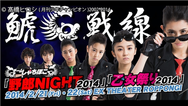 チームしゃちほこ「野郎NIGHT 2014」「乙女祭り 2014」告知画像