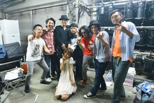 1月5日に東京・LIQUIDROOM ebisuで行われた後藤まりこのワンマンライブの出演者たち。