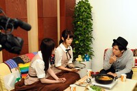 鍋パーティの様子。