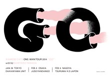 「シャムキャッツ ワンマンツアー 2014『GO』with 玉田伸太郎（VJ）」フライヤー