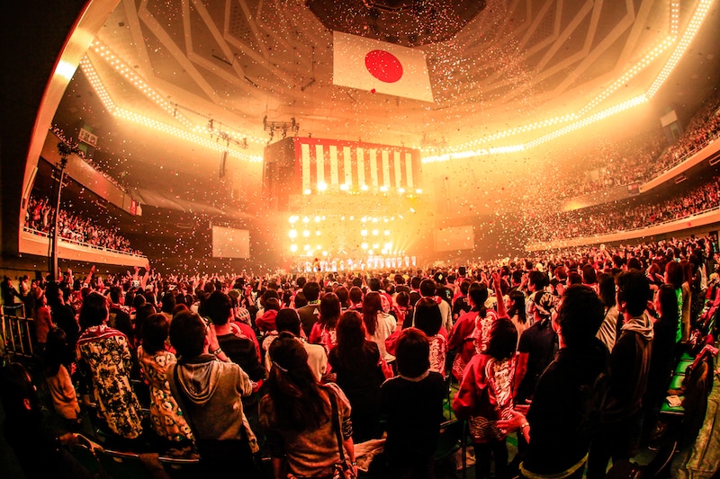 「怒髪天結成30周年記念日本武道館公演“ほんと、どうもね。”」の様子。