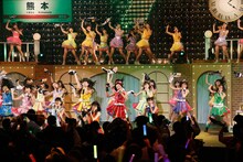 HKT48「HKT48九州7県ツアー～可愛い子には旅をさせよ～」熊本公演の様子。 (c)AKS