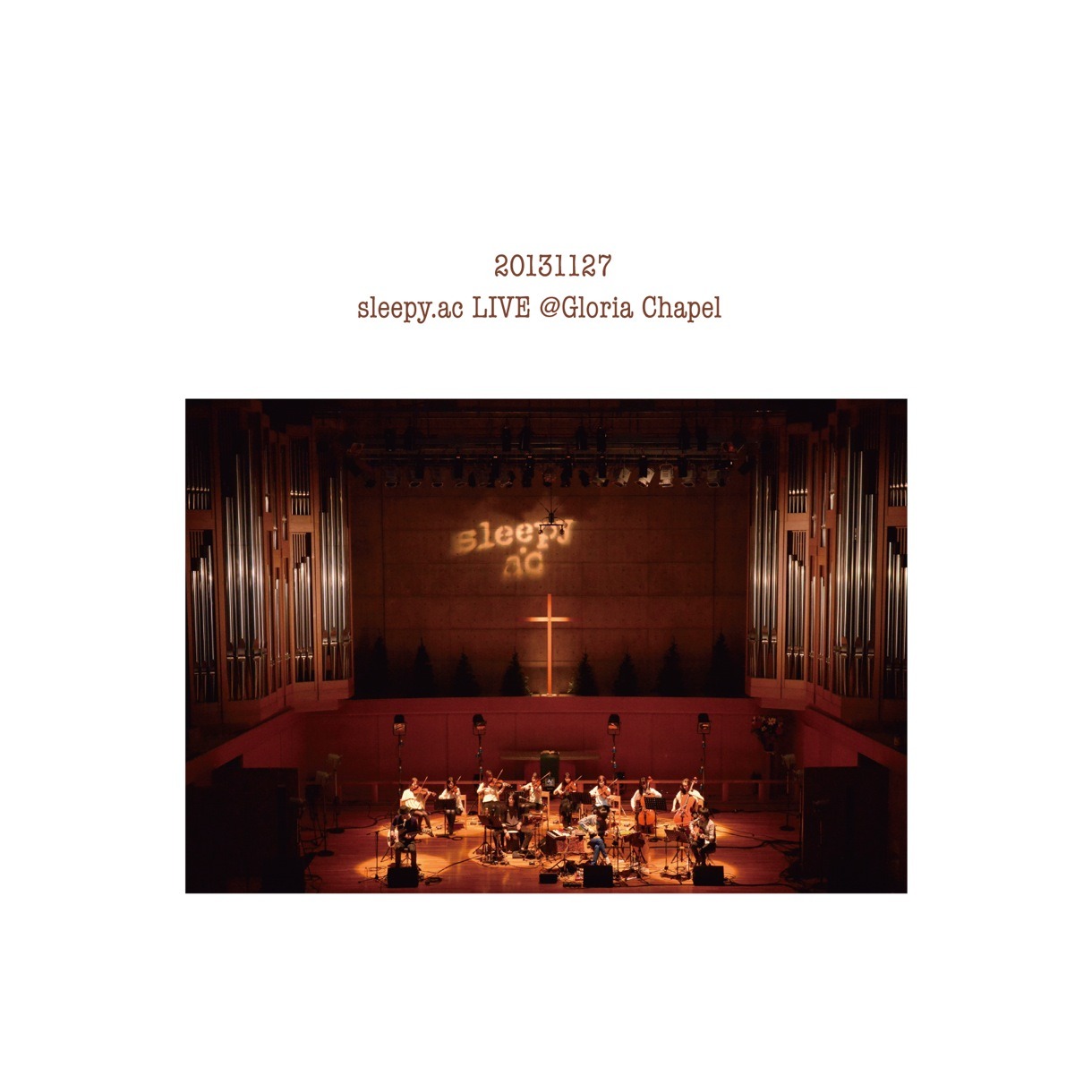 sleepy.ac「LIVE@Gloria Chapel」CD＆DVDジャケット