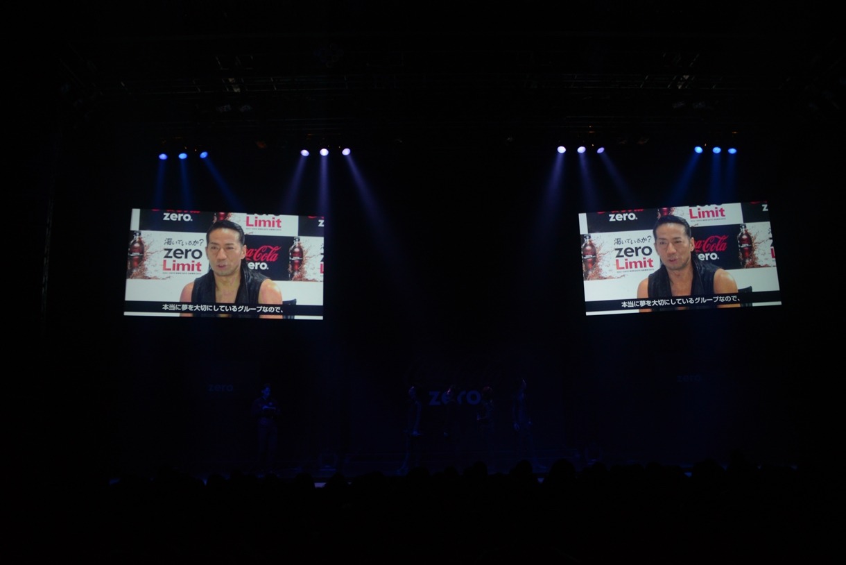 「EXILE PERFORMER BATTLE AUDITION」に際してHIROのコメントVTRが上映された。