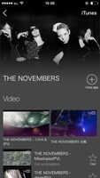 「KOLA」内のTHE NOVEMBERS特設ページ。