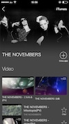 「KOLA」内のTHE NOVEMBERS特設ページ。