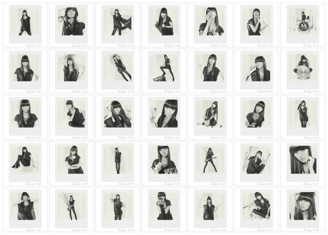 シシド・カフカ「我が儘 / Miss.ミスミー」初回限定盤ジャケットに使われるポラロイド写真の一部。