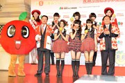 「青森りんごファン感謝祭」に出演したHKT48。