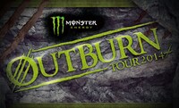 「MONSTER ENERGY OUTBURN TOUR 2014」ロゴ