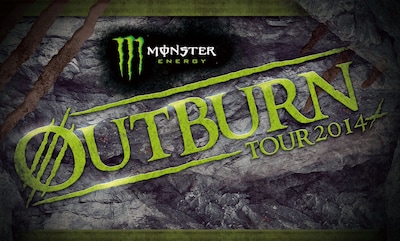 「MONSTER ENERGY OUTBURN TOUR 2014」ロゴ