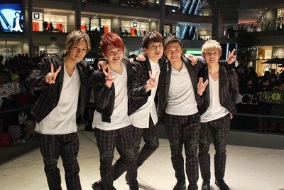 Da-iCE。1月15日に神奈川・ラゾーナ川崎プラザで行われた「SHOUT IT OUT」のレコ発イベント時の様子。