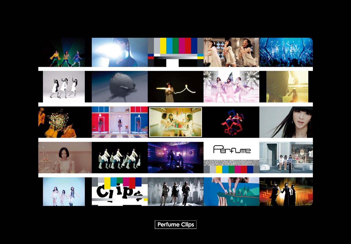 Perfume「Perfume Clips」Blu-ray通常盤ジャケット [画像ギャラリー 3