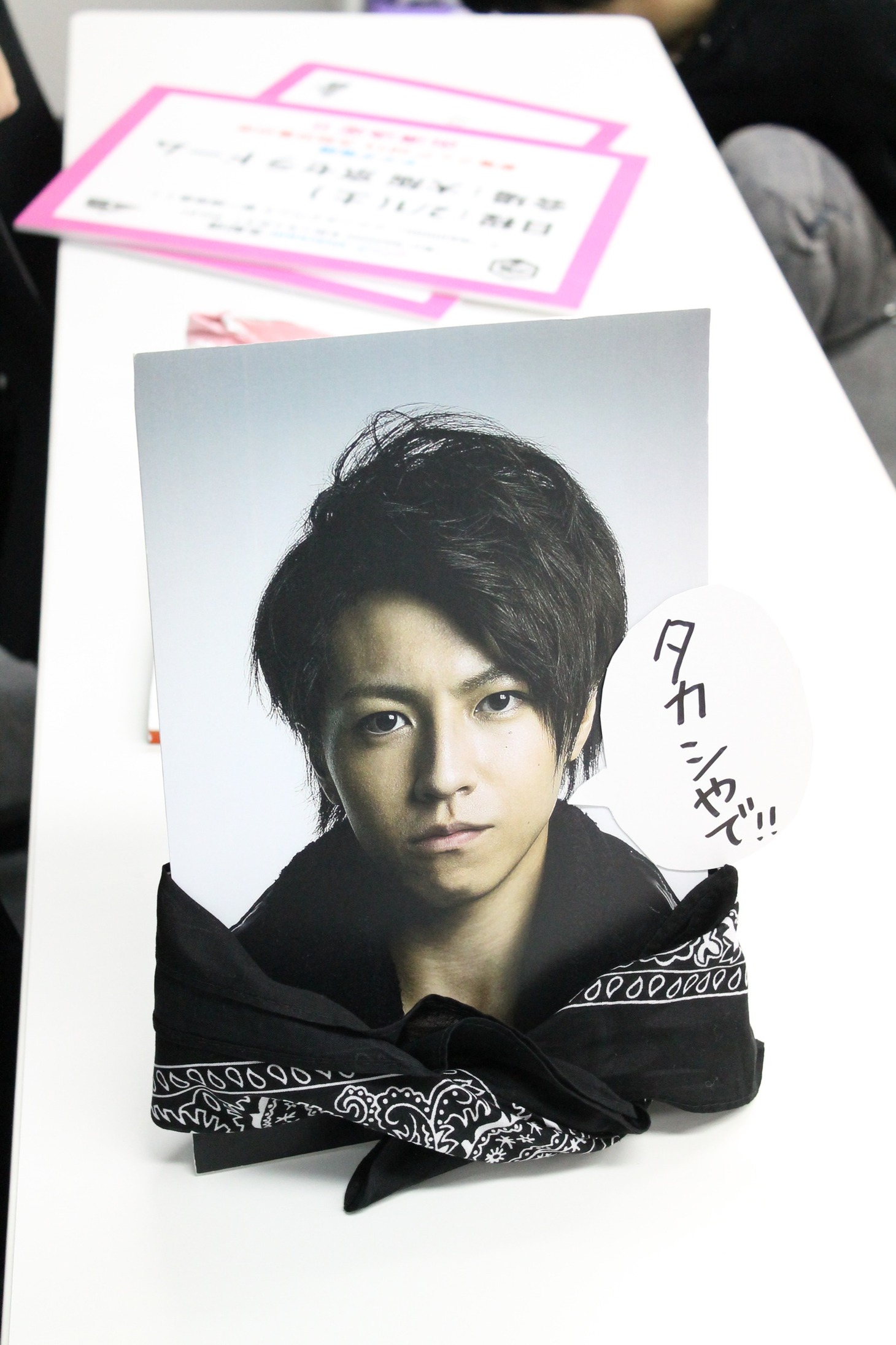 Ustream番組に電話で参加したタカシ。