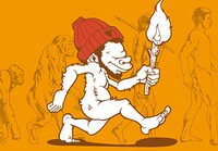 タワーレコードで購入者に先着で配布されるOptimystikデザインのポストカード。