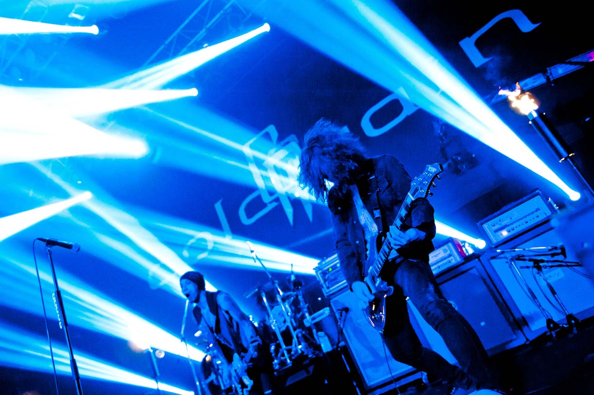 左からRxYxO（B）Y.K.C（G）。（Photo by KOHI）