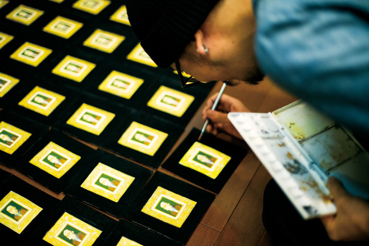 WUJA BIN BINの2ndアルバムジャケットを制作するケイタイモ。