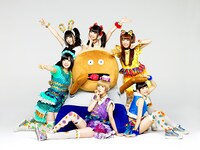 でんぱ組.incとチュッパチャプスのコラボビジュアル。