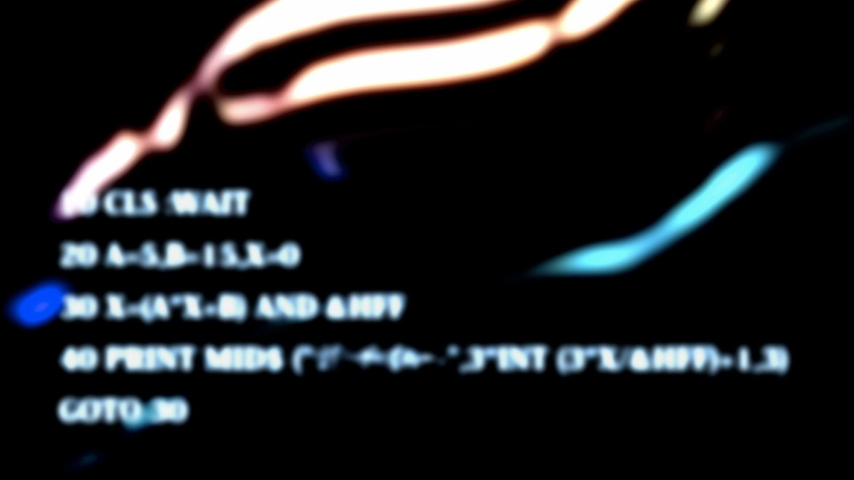 やくしまるえつこ「絶対ムッシュ制」PVのワンシーン。