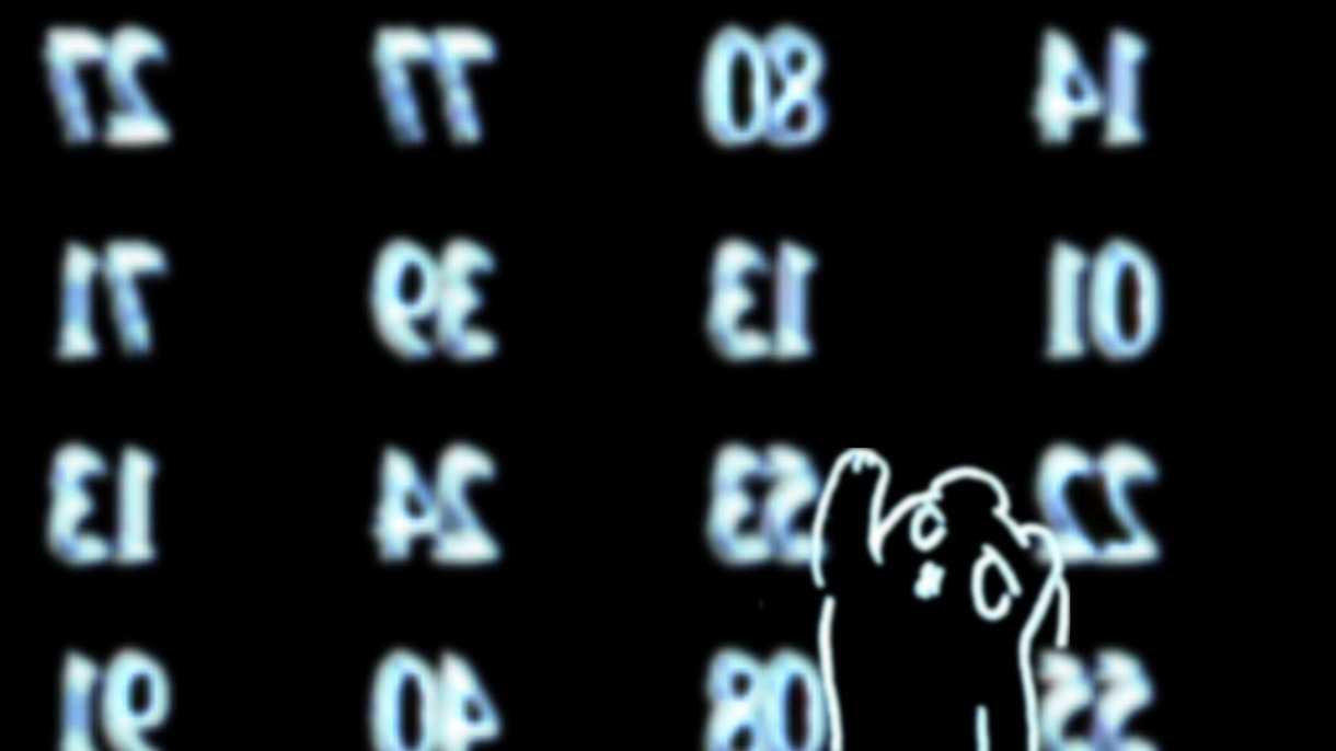 やくしまるえつこ「絶対ムッシュ制」PVのワンシーン。