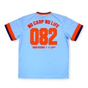 「NO CARP NO LIFEレプリカユニフォーム」ビジターの裏デザイン。