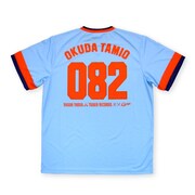 「OKUDA TAMIOレプリカユニフォーム」ビジターの裏デザイン。