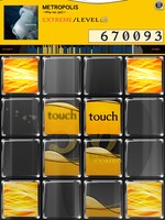 「jubeat plus」のゲーム画面。