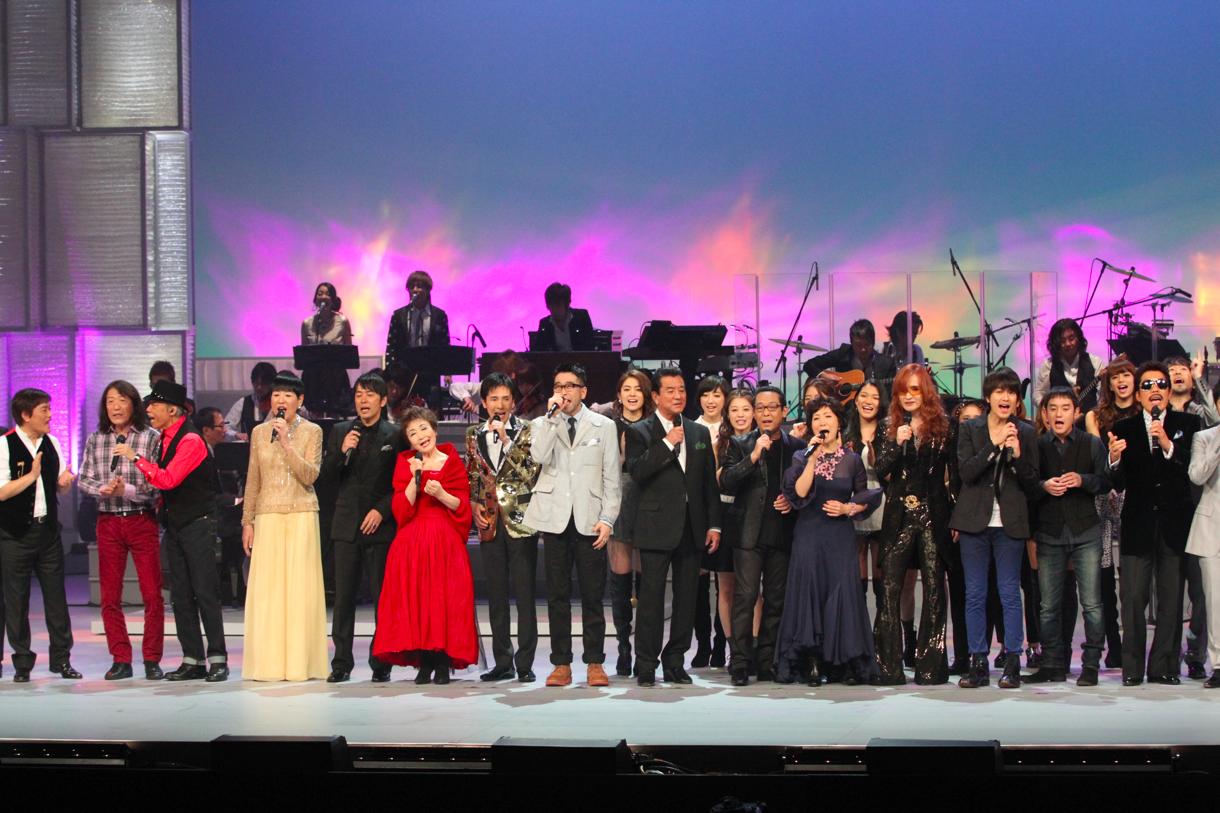「『MUSIC FAIR』2500回記念コンサート」1月30日公演の様子。