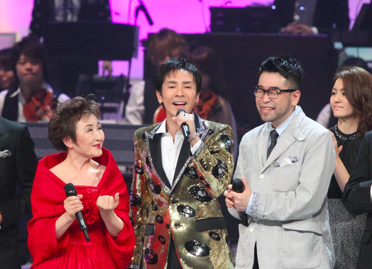 左から加藤登紀子、郷ひろみ、槇原敬之。