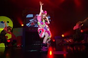 きゃりーぱみゅぱみゅ「ASOBINITE!!! KYARY PAMYU PAMYU 21st BIRTHDAY SPECIAL」出演時の様子。