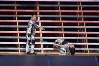 左から蛯名健一、須田亜香里。 (c)AKS