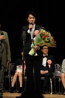主演男優賞受賞の喜びを語る福山雅治。