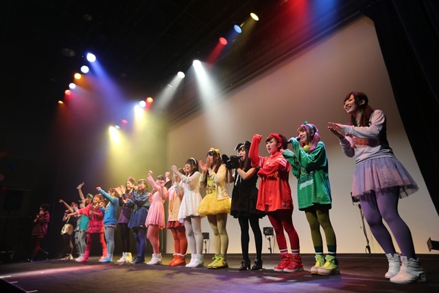 LinQ 400回記念公演の様子。