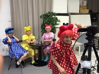 チームしゃちほこ「syachihokoTV」配信中の様子。