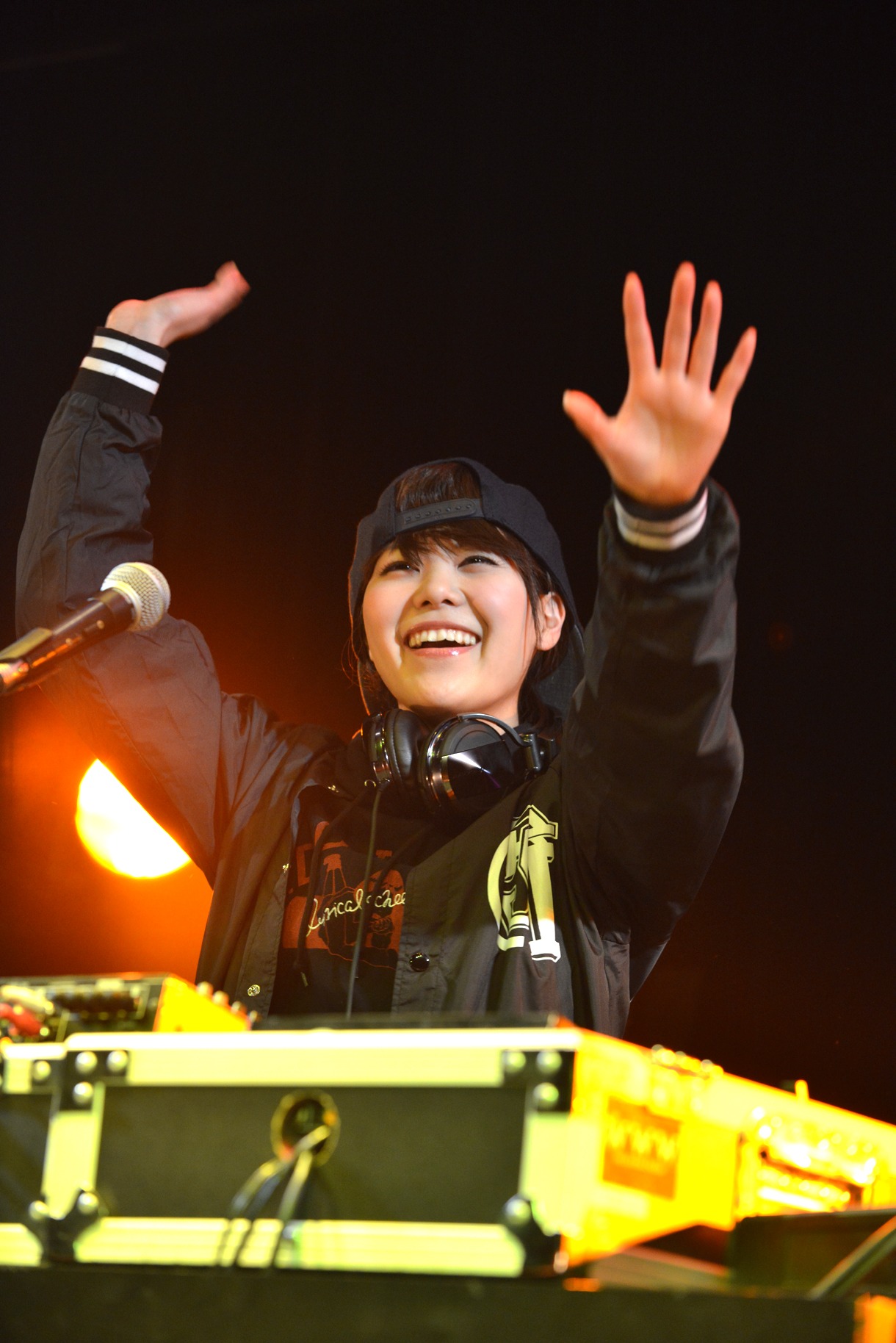 DJ Megu（「lyrical school school one man live 2014」出演時の様子）